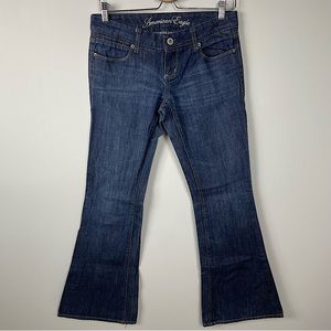 Vintage Y2K American Eagle Low Rise Flare Jeans Sz 2